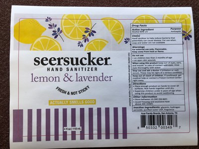 118 mL Ndc: 80750-0004-1 (4 Oz Lemon Lavender)